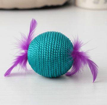 Giggly Sisal Ball Toy