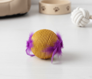 Giggly Sisal Ball Toy