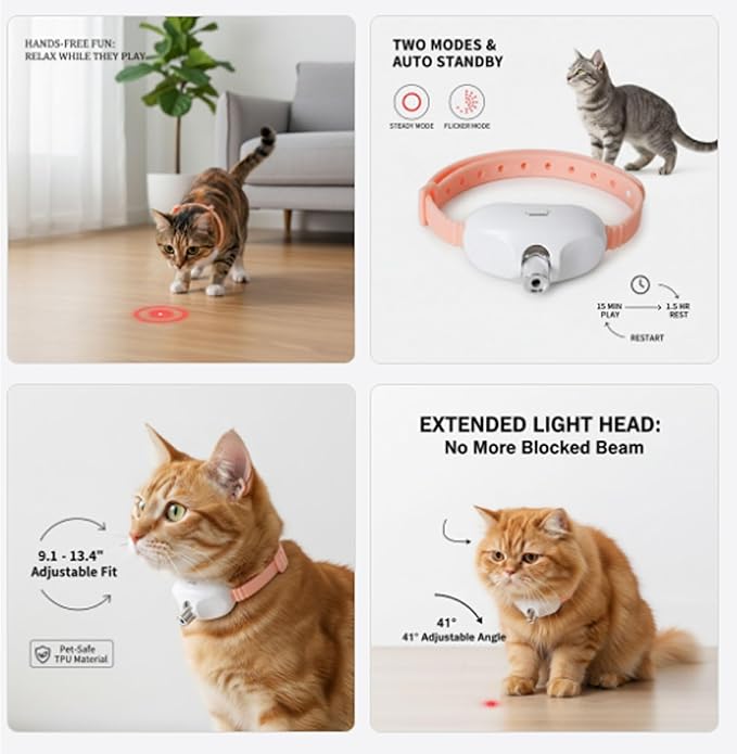 Rofus Luxury Cat Laser Collar