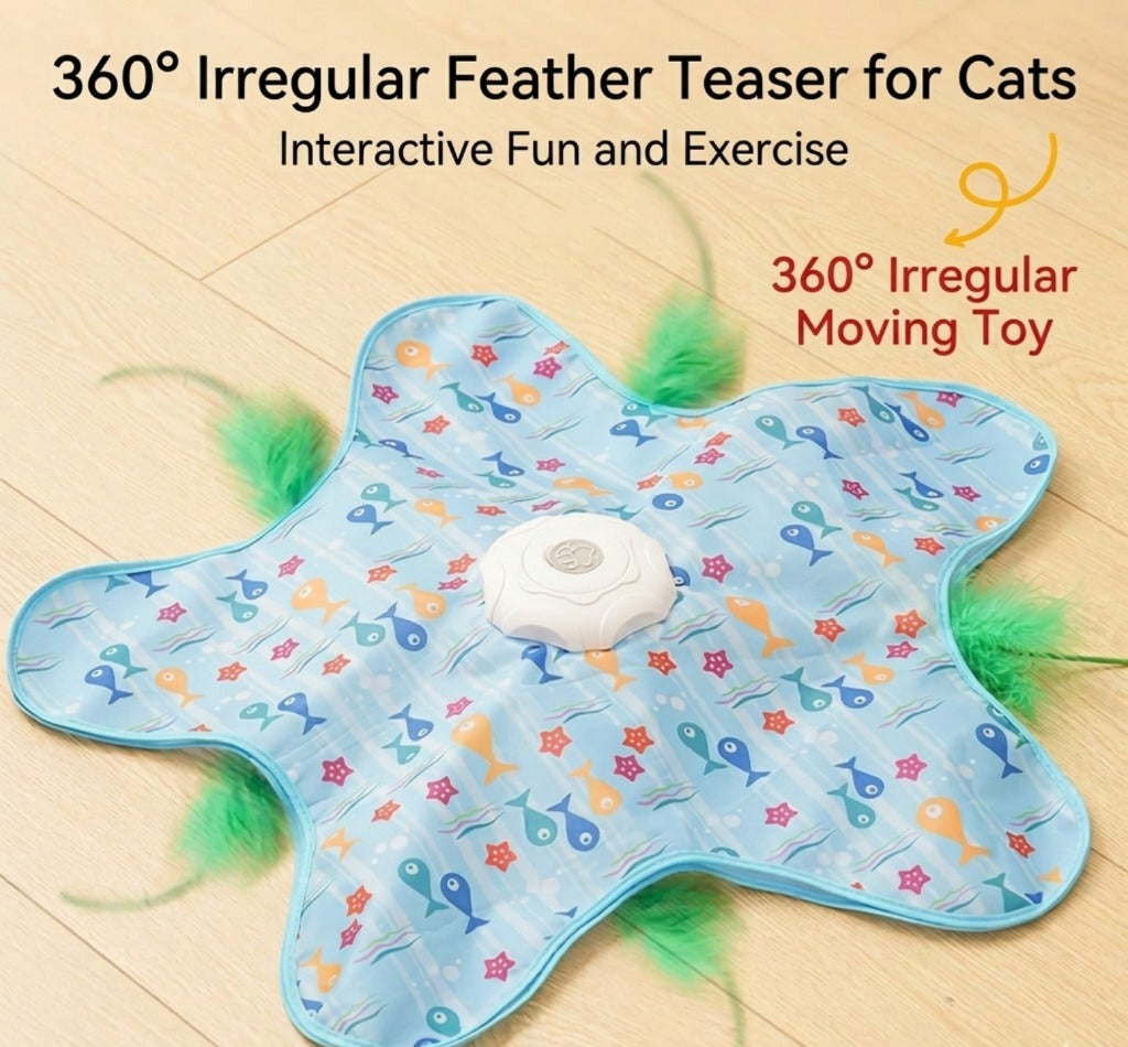 Star Fish Cat Interactive Chargeable Toy
