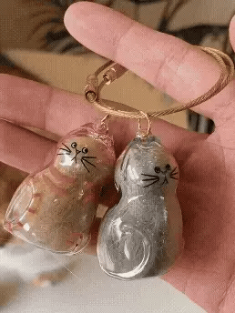 Tom Cat Hair Key Ring
