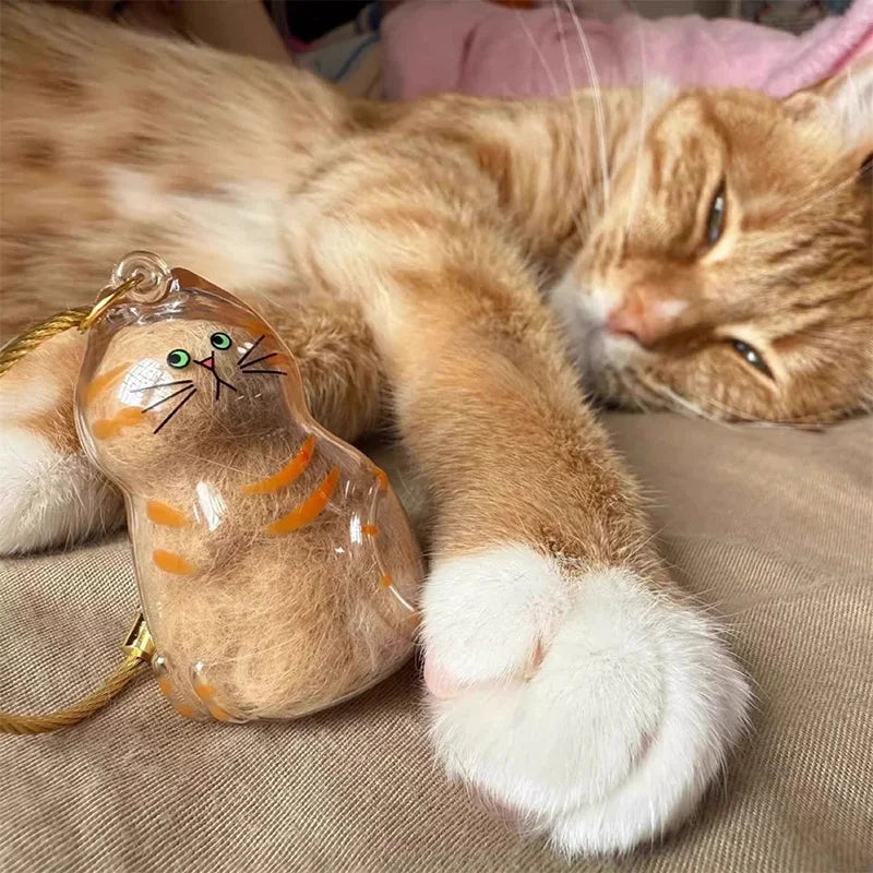 Tom Cat Hair Key Ring