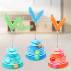 3-Layer Space Tower With Feather Stick